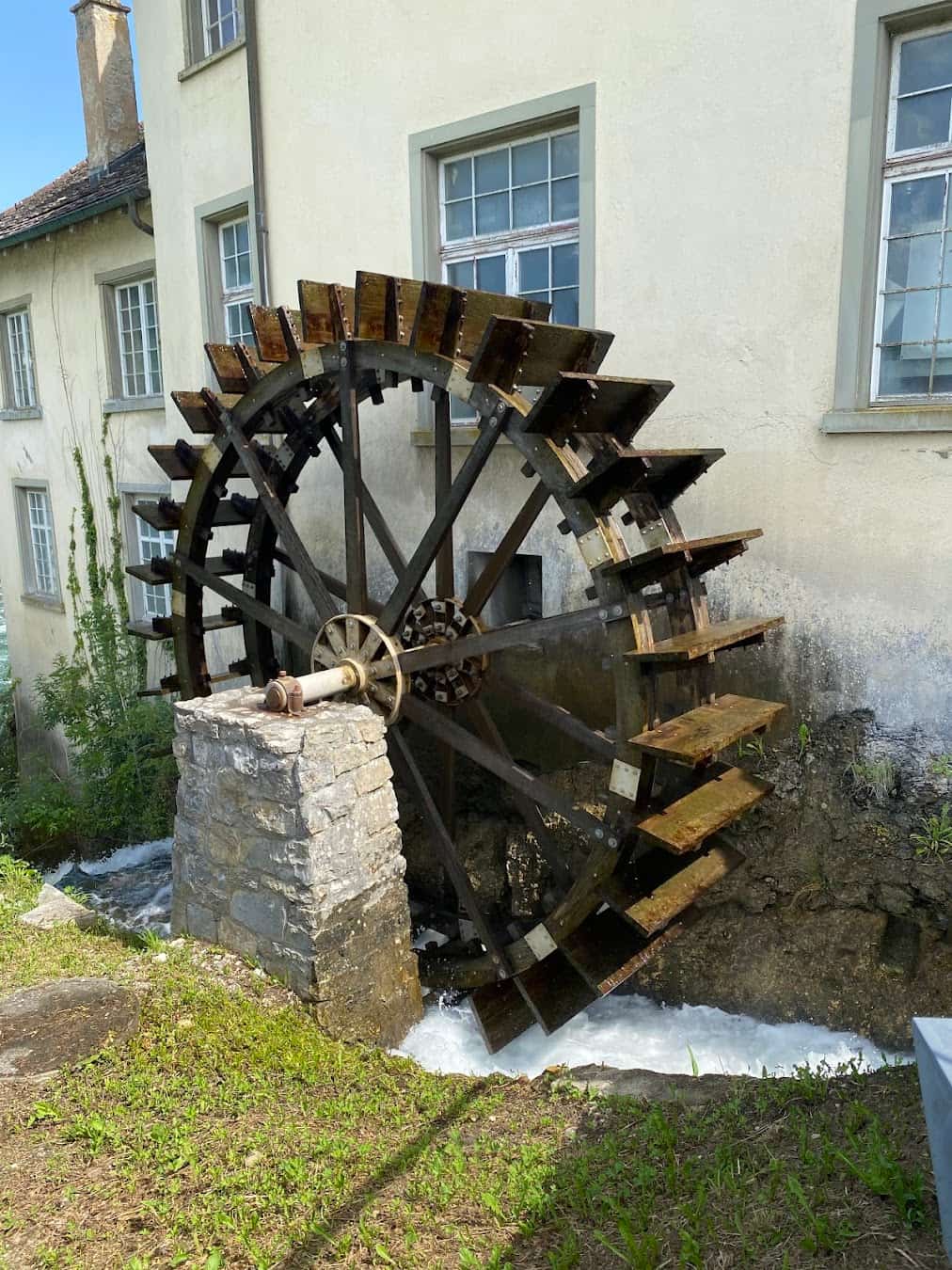 Rhine Falls Water Wheel, Switzerland Rhine Falls Water Wheel, Switzerland