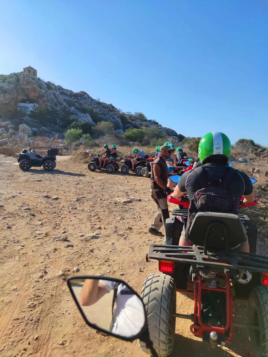 Ride A Quad Bike Near Agioi Saranta Cave Church, Cyprus Ride A Quad Bike Near Agioi Saranta Cave Church, Cyprus