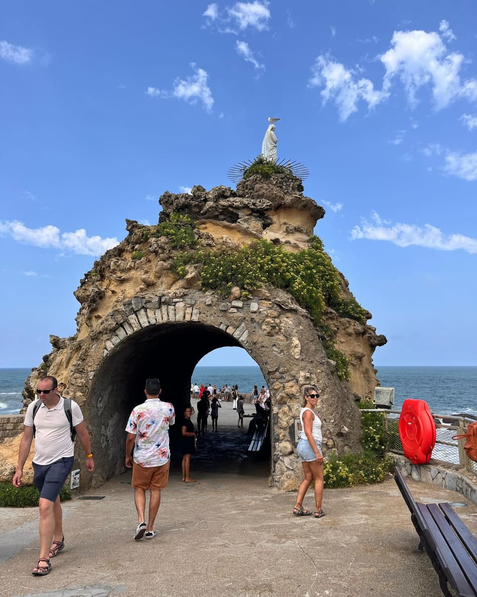 Rocher de la Vierge, Biarritz Rocher de la Vierge, Biarritz