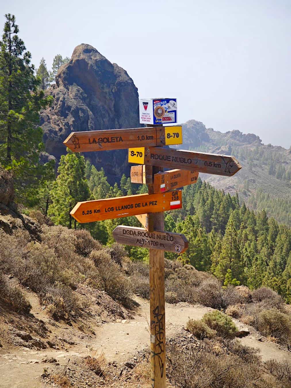 Roque Nublo Pointer, Gran Canaria Roque Nublo Pointer, Gran Canaria
