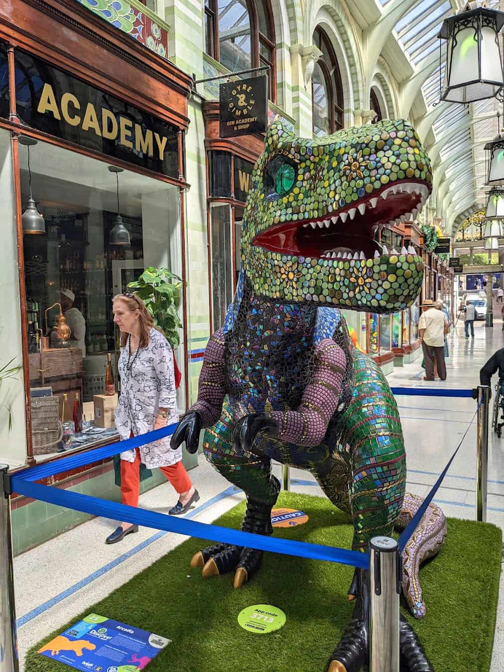 Royal Arcade Dinosaur Statue, Norwich Royal Arcade Dinosaur Statue, Norwich