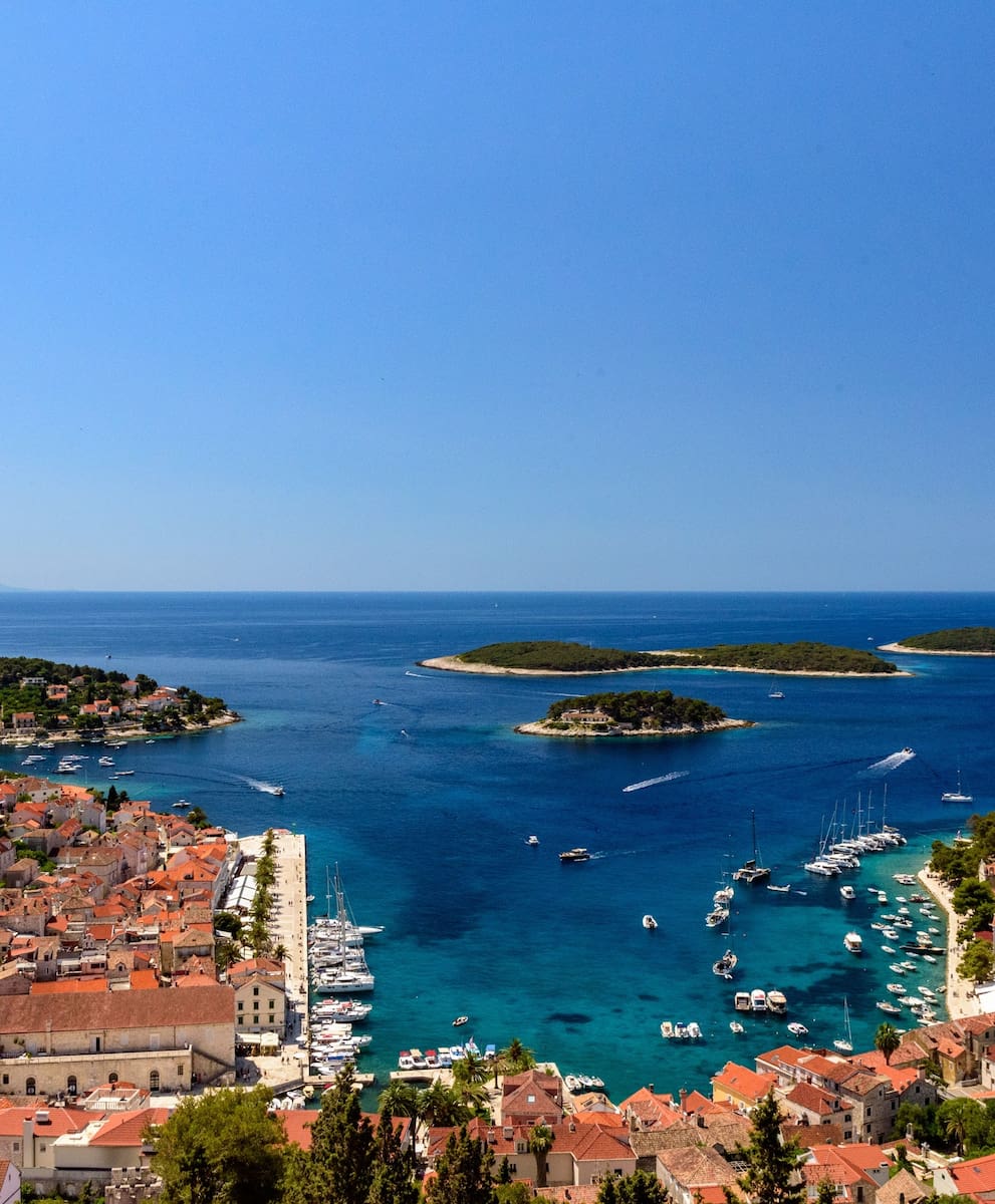 Spanjola Fortress, Panoramic view of Hvar Spanjola Fortress, Panoramic view of Hvar