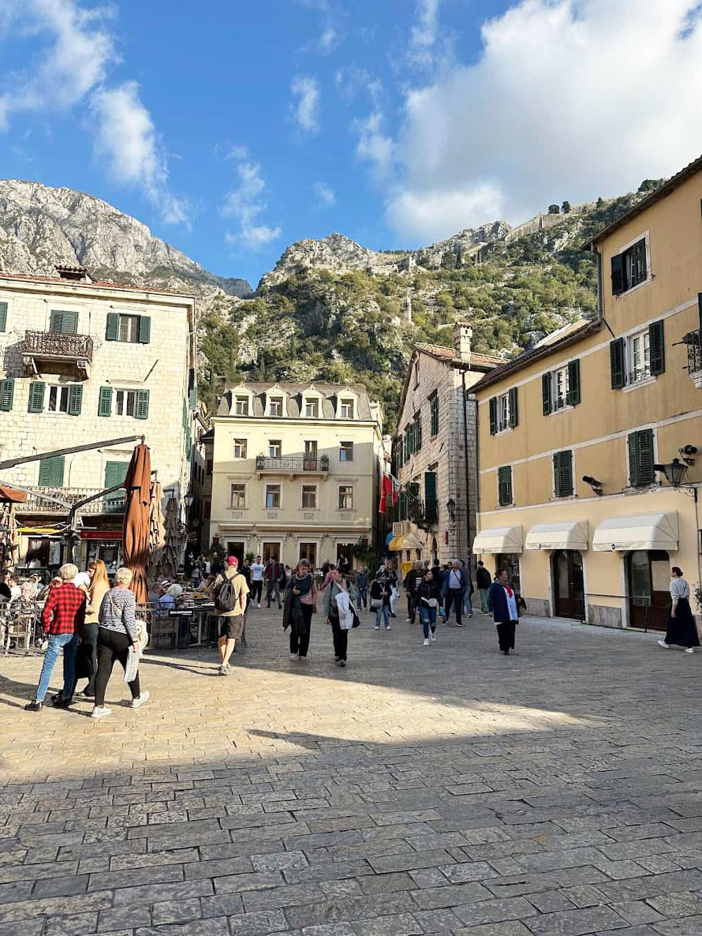 Streets Near Clock Tower, Montenegro Streets Near Clock Tower, Montenegro