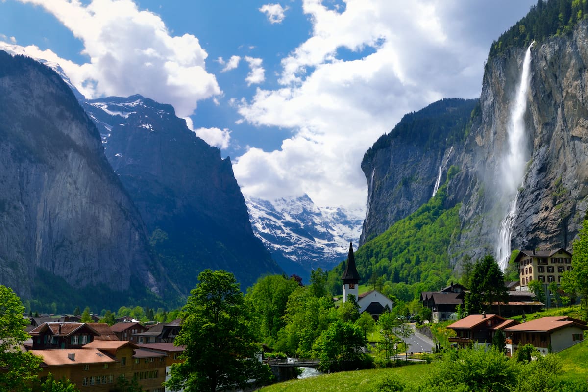 Switzerland, Lauterbrunnen Switzerland, Lauterbrunnen