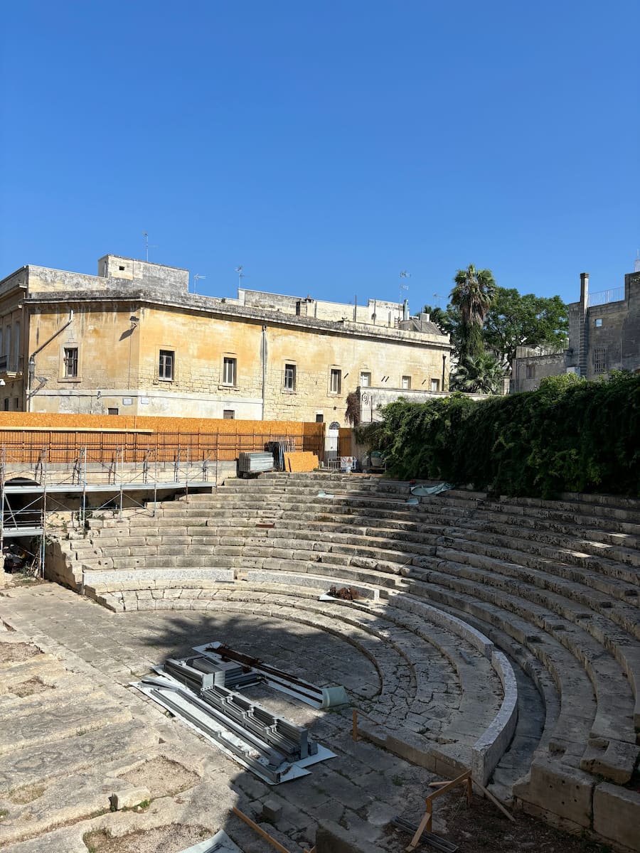 Teatro Romano Lecce Teatro Romano Lecce
