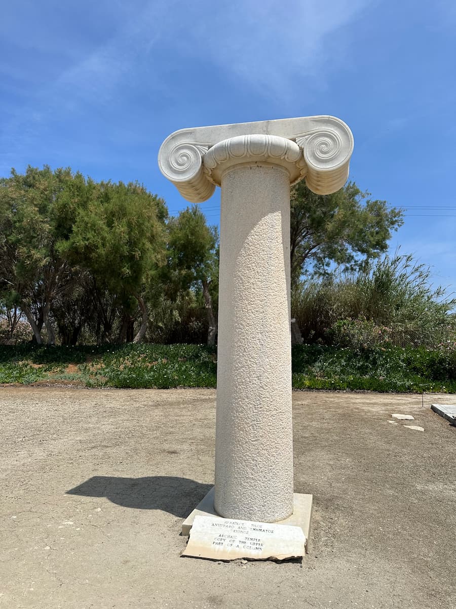Temple of Dionysus at Iria Naxos Temple of Dionysus at Iria