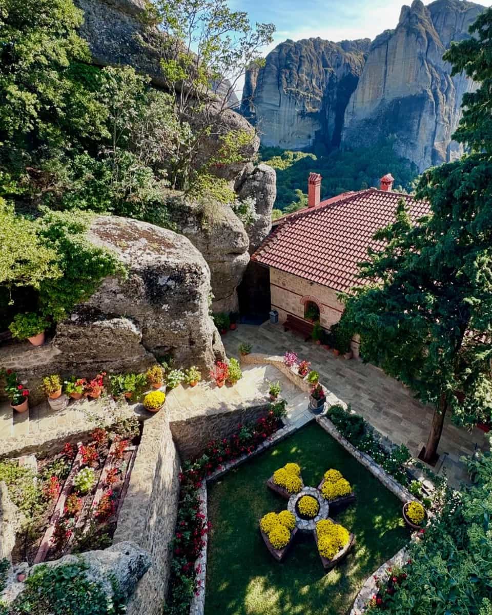 The Meteora complex, Greece The Meteora complex, Greece