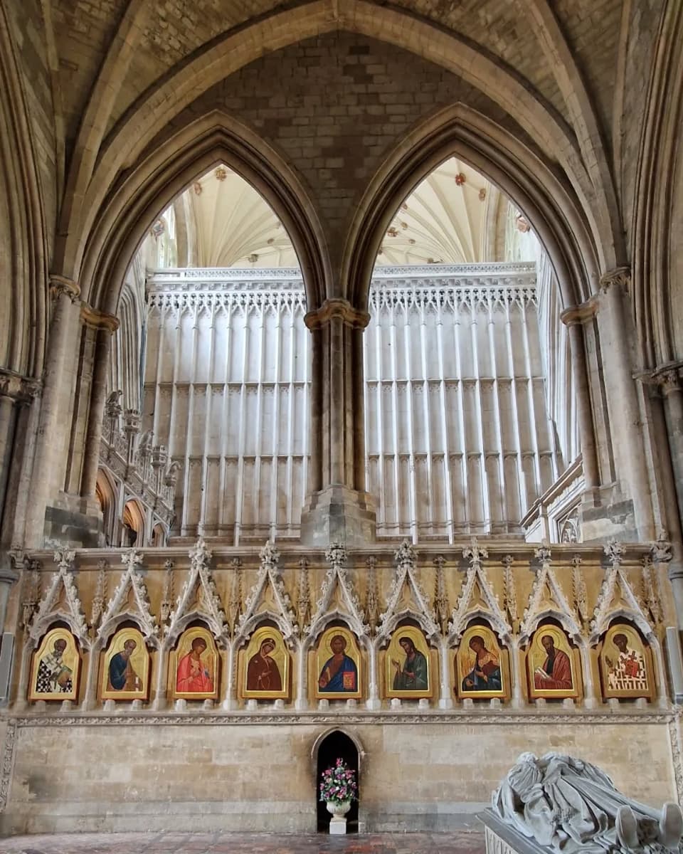 The icons in the Retro-Choir, Winchester Cathedral The icons in the Retro-Choir, Winchester Cathedral