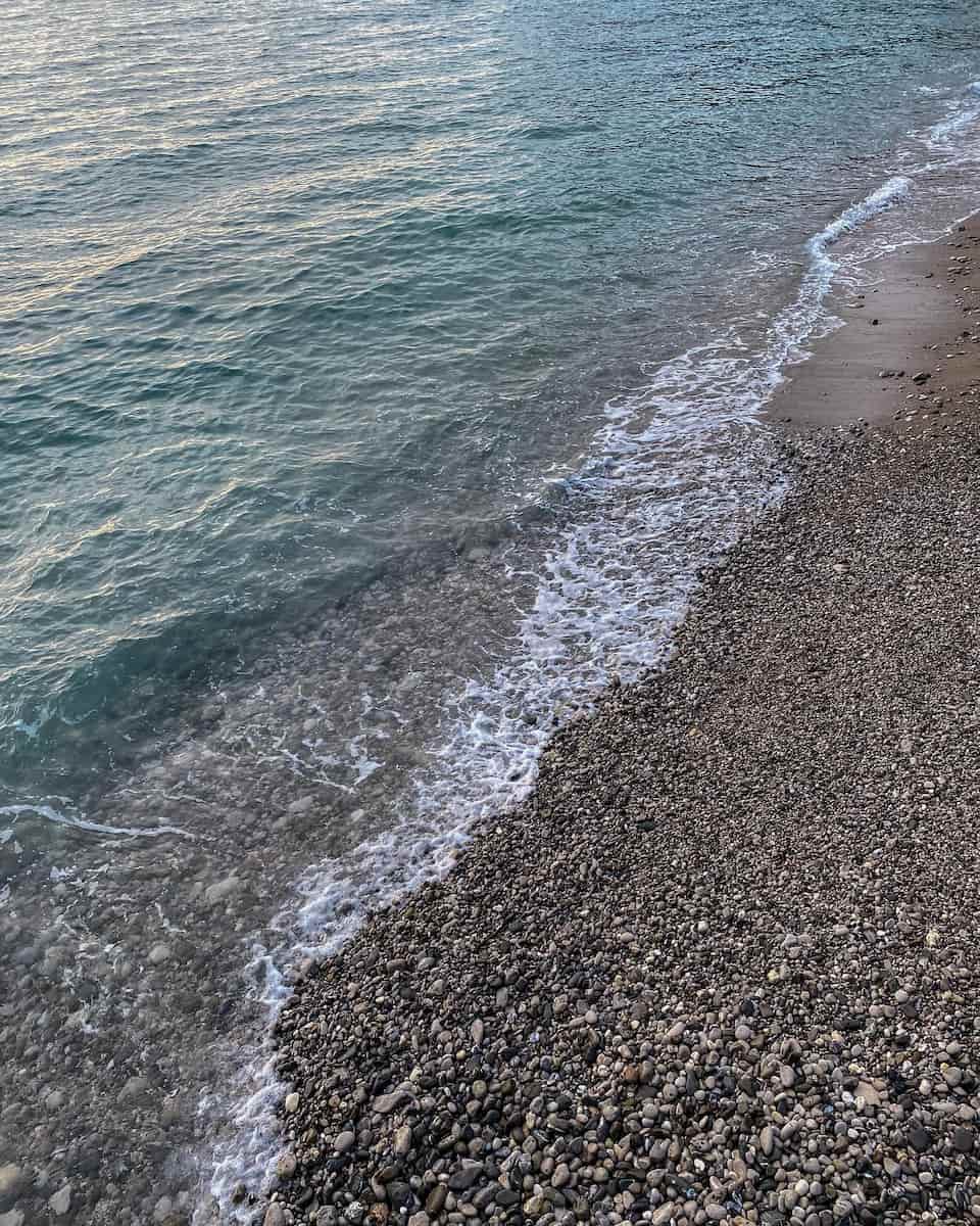 Trieste: Miramare Beach Trieste: Miramare Beach