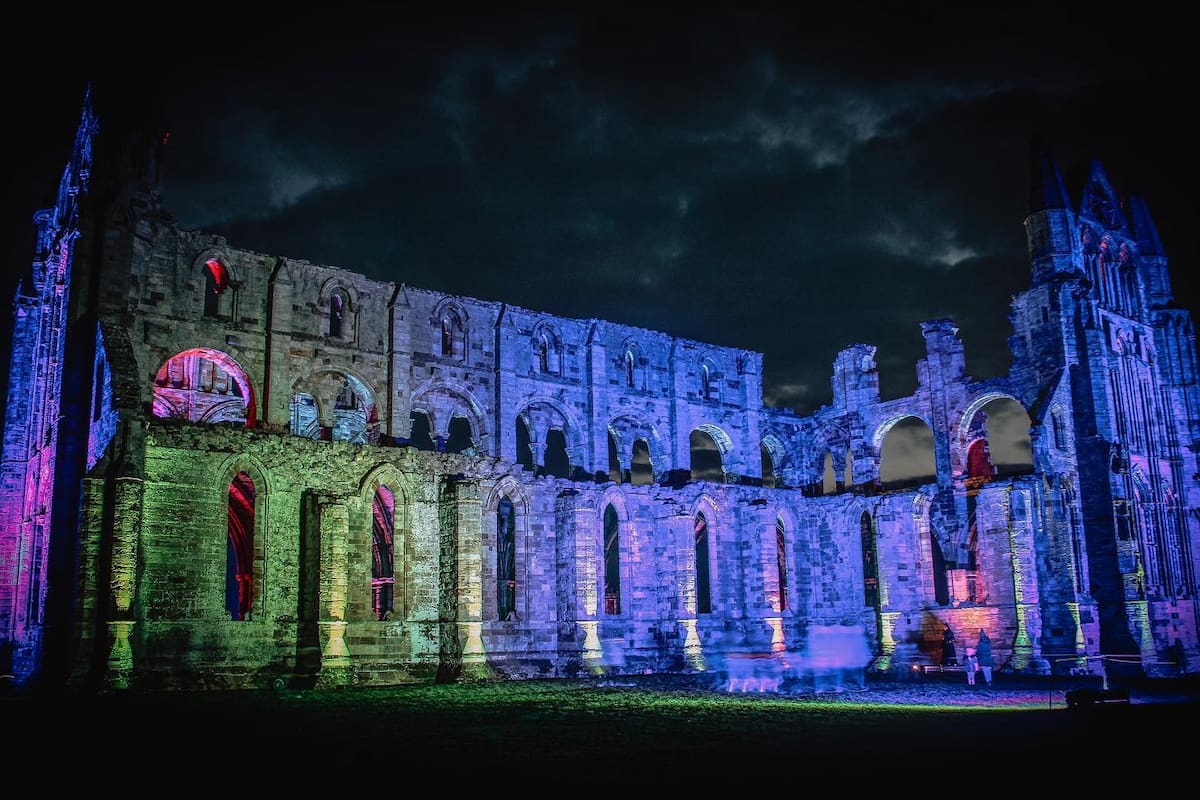 Whitby: Illuminated Abbey Whitby: Illuminated Abbey