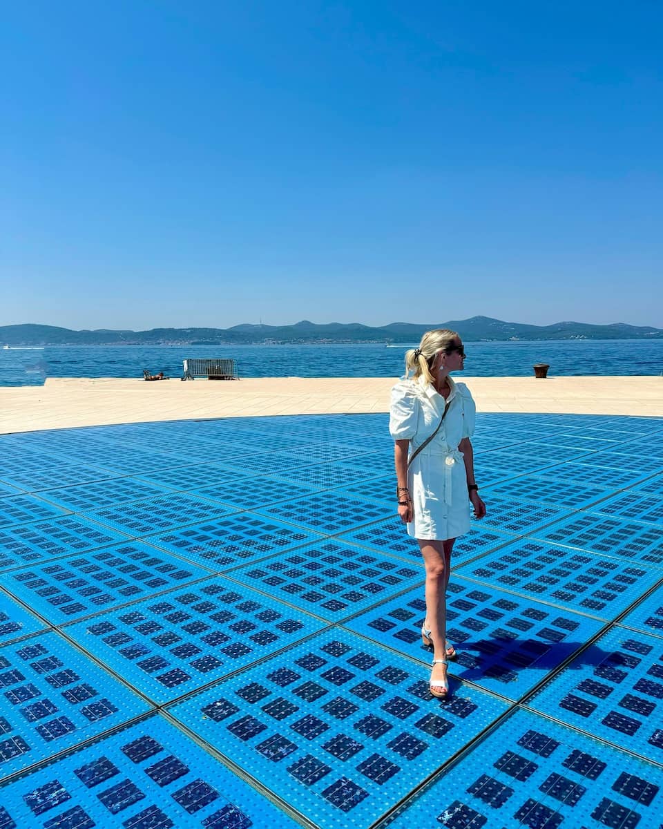 Zadar, Illuminated art «The Greeting to the Sun» Zadar, Illuminated art «The Greeting to the Sun»