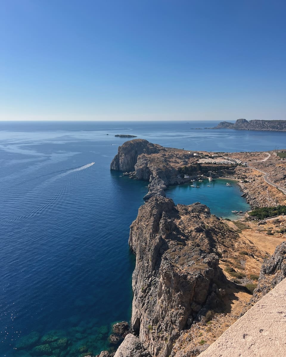Greece, Acropolis of Lindos Greece, Acropolis of Lindos