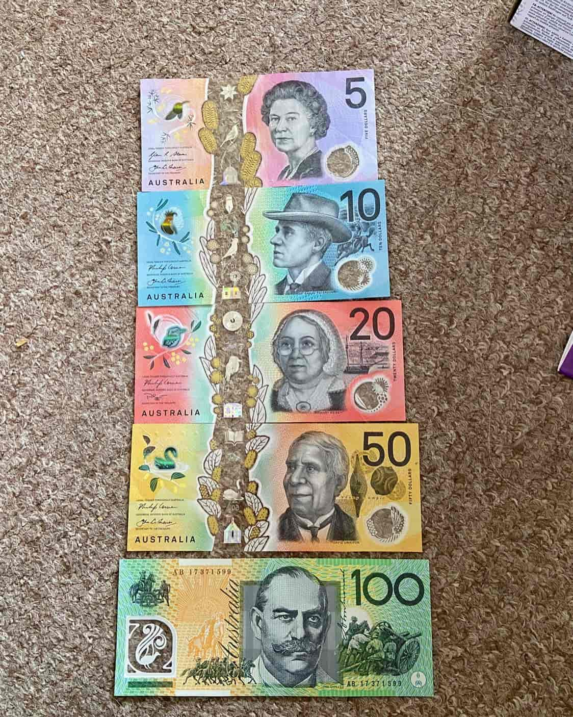 Money, Australia