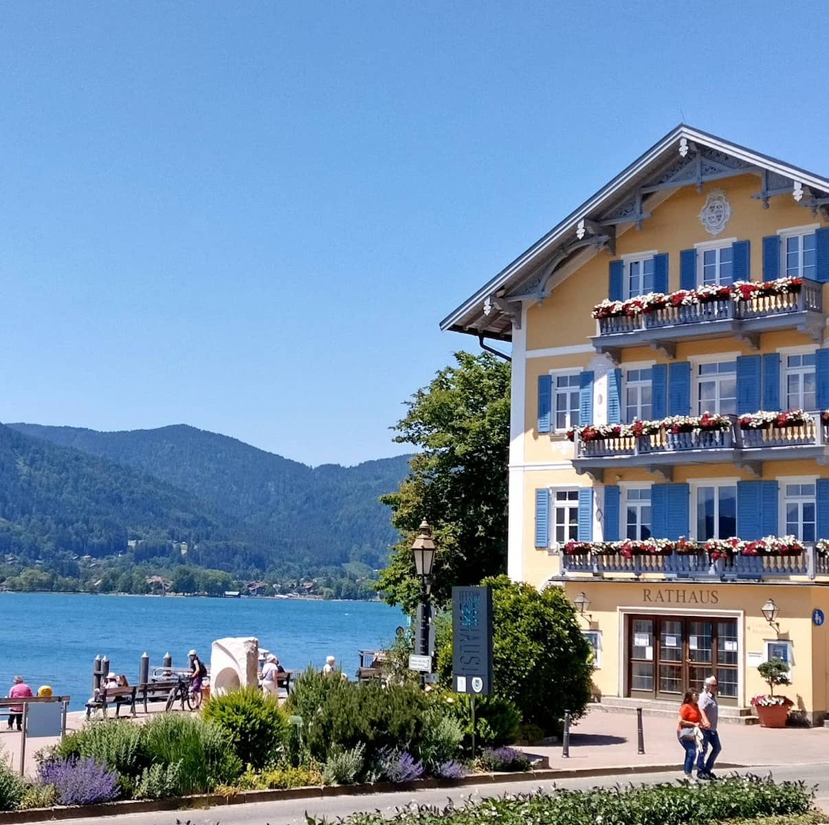 Summer holidays, lake Tegernsee, Munich