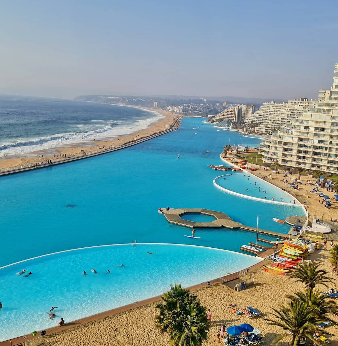 Water pool at San Alfonso del Mar