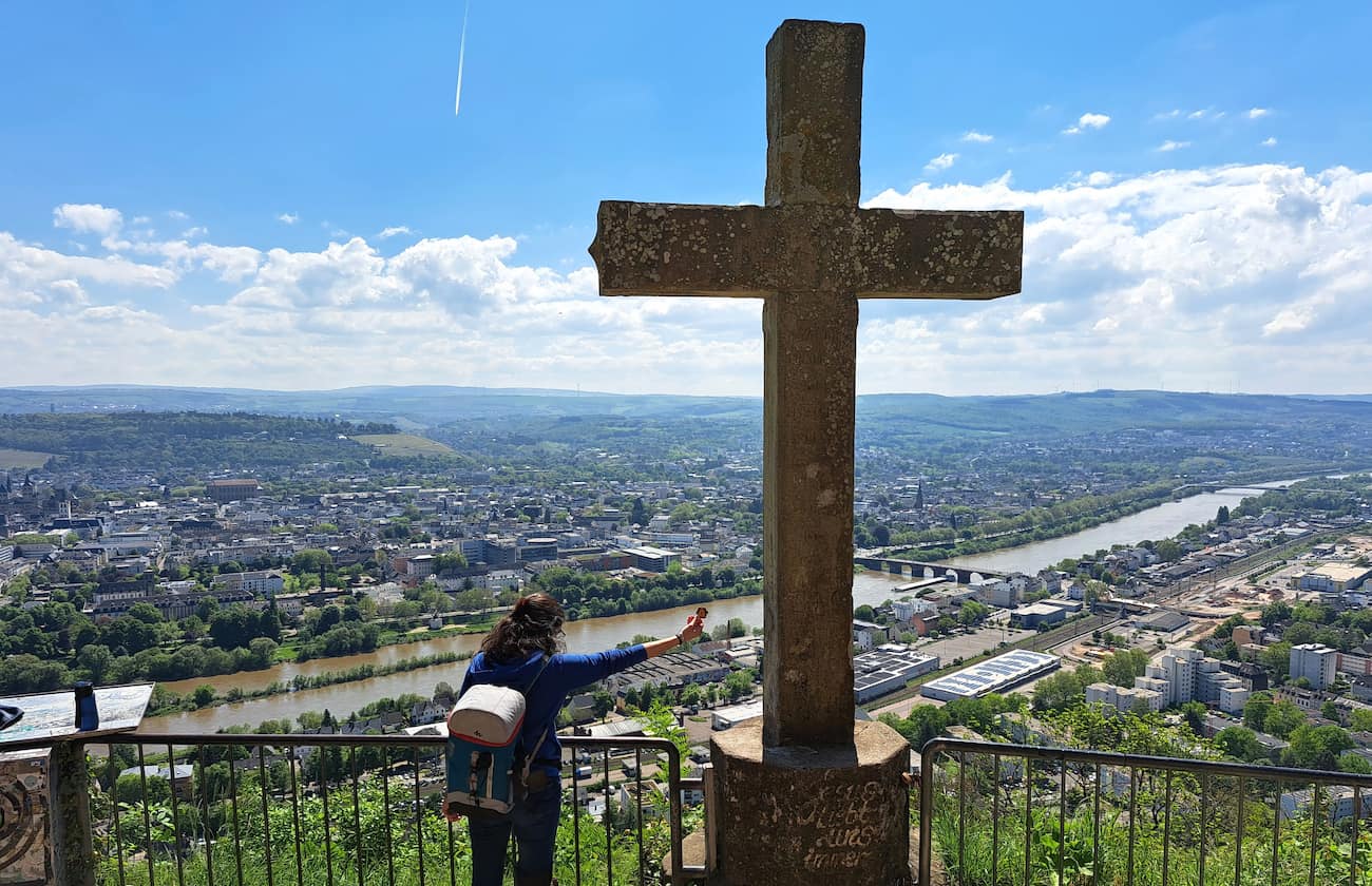 Mariensäule Viewpoint, Trier Mariensäule Viewpoint, Trier
