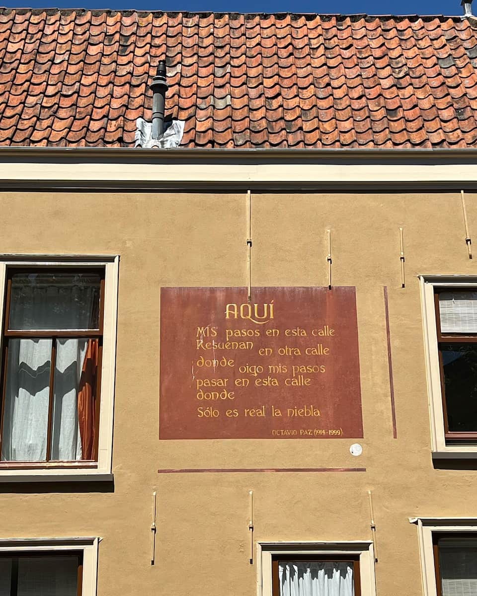 Wall Poems, Leiden Wall Poems, Leiden