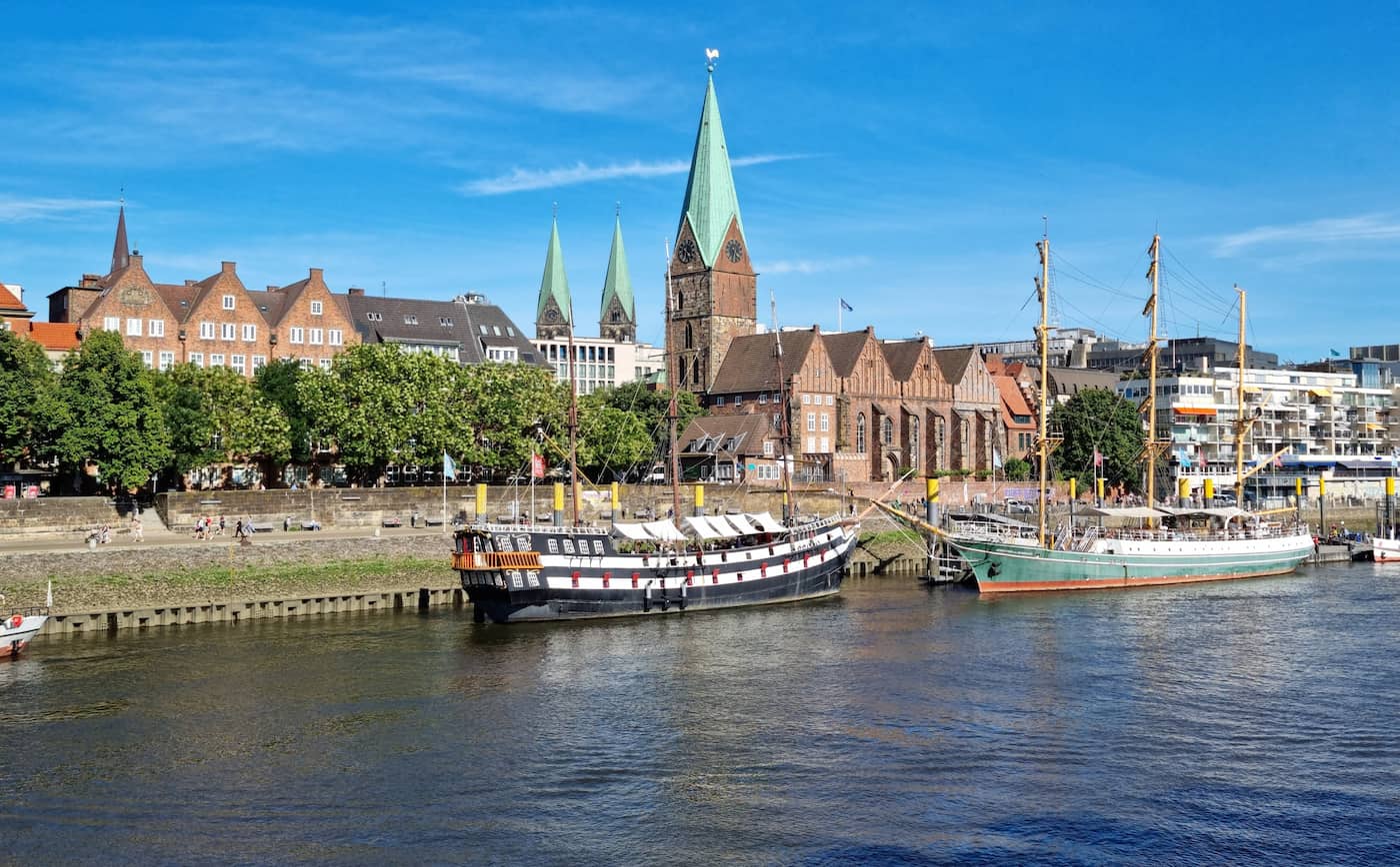 Weser River Bremen Weser River Bremen