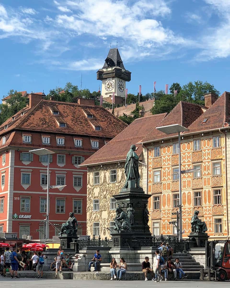Clock tower, Graz Clock tower, Graz