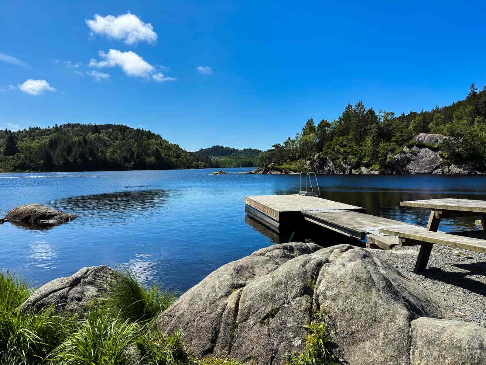 Eivindsvatnet lake, Norway Eivindsvatnet lake, Norway