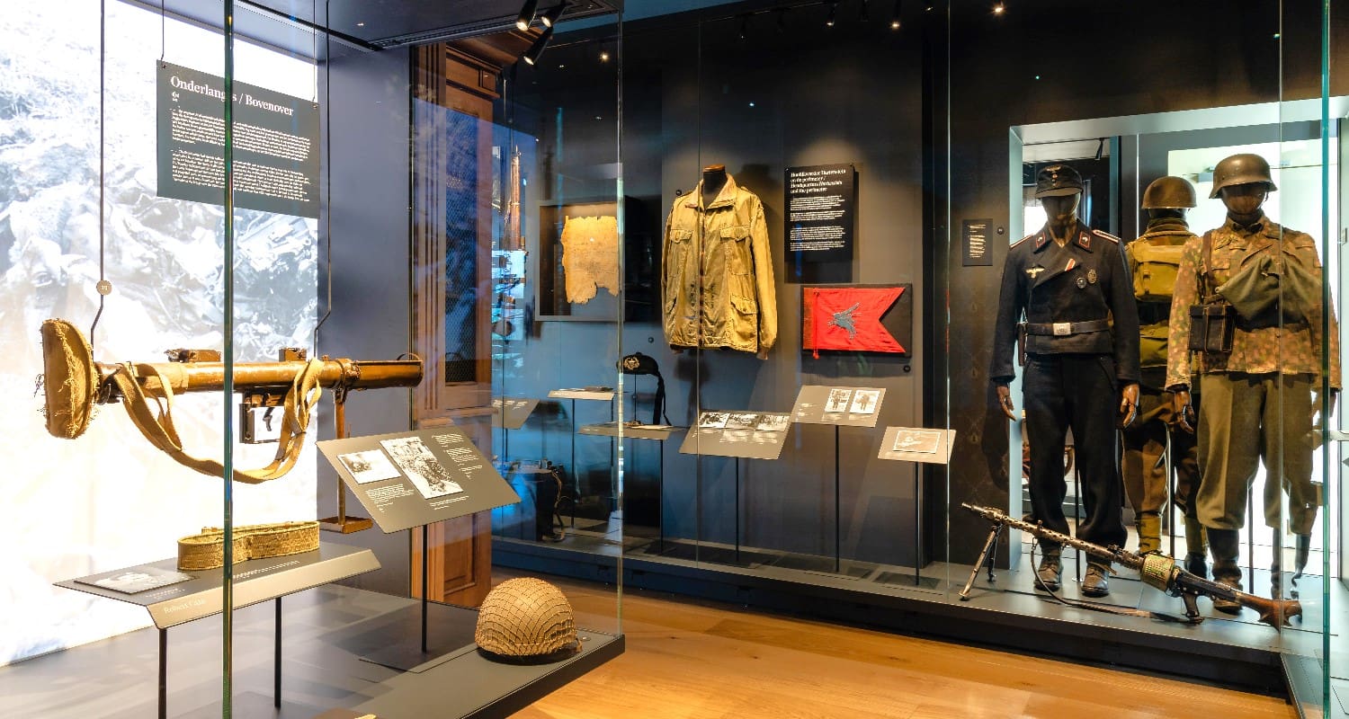 Exhibition in Airborne Museum at Hartenstein, Arnhem Exhibition in Airborne Museum at Hartenstein, Arnhem
