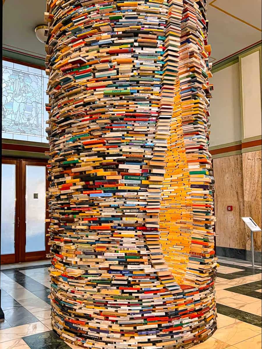 Book Sculpture of Klementinum, Prague Book Sculpture of Klementinum, Prague