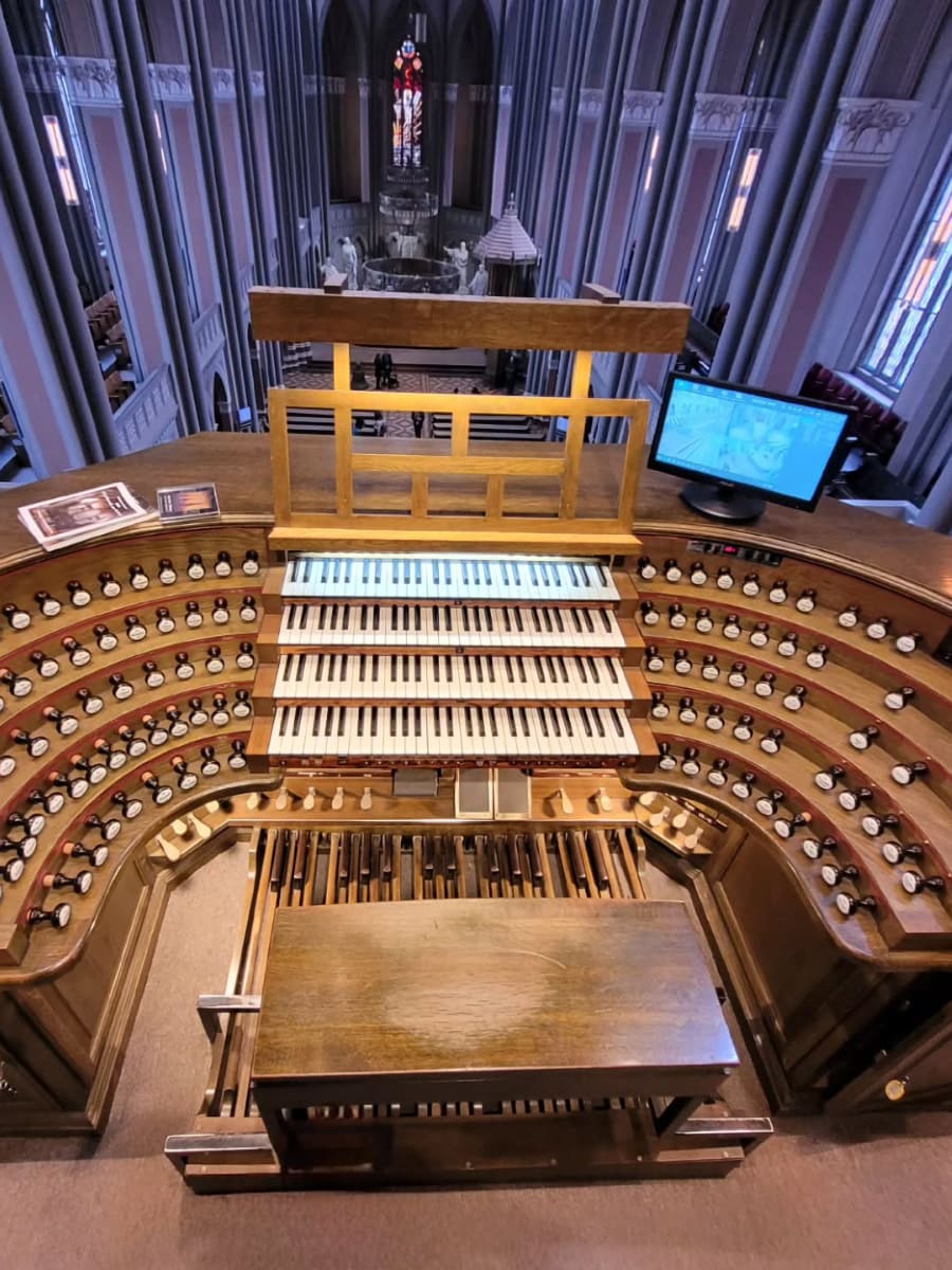 Organ in Marktkirche, Wiesbaden Organ in Marktkirche, Wiesbaden