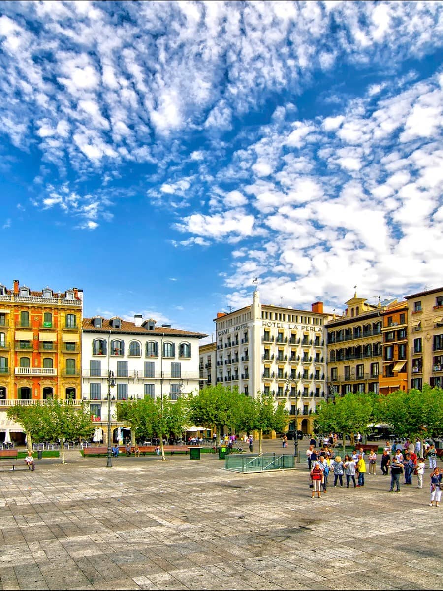 Plaza del Castillo, Pamplona Plaza del Castillo, Pamplona