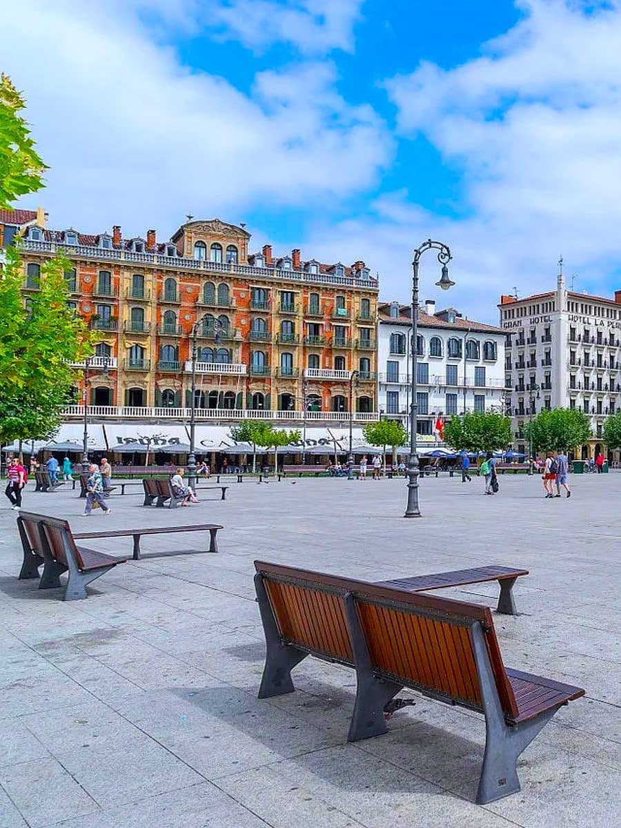 Plaza del Castillo, Pamplona Plaza del Castillo, Pamplona