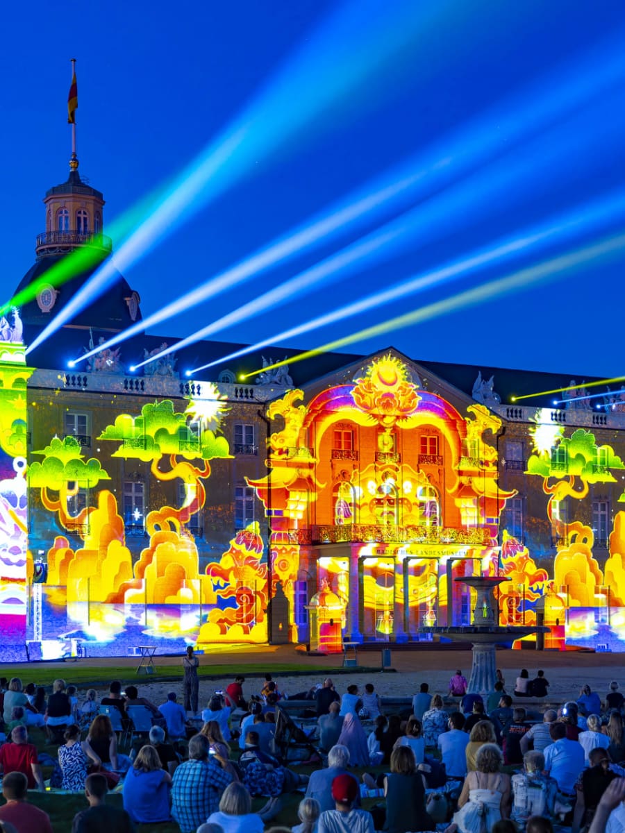 The Karlsruhe Light Festival, Karlsruhe The Karlsruhe Light Festival, Karlsruhe