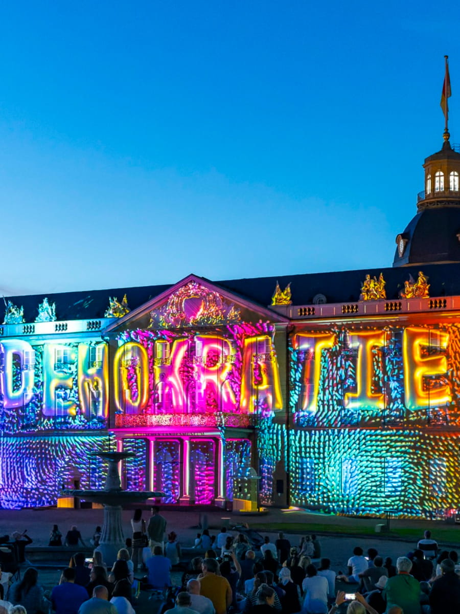 The Karlsruhe Light Festival, Karlsruhe The Karlsruhe Light Festival, Karlsruhe