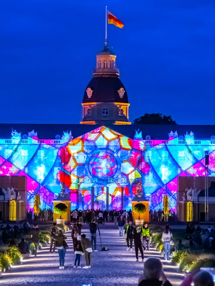 The Karlsruhe Light Festival, Karlsruhe The Karlsruhe Light Festival, Karlsruhe