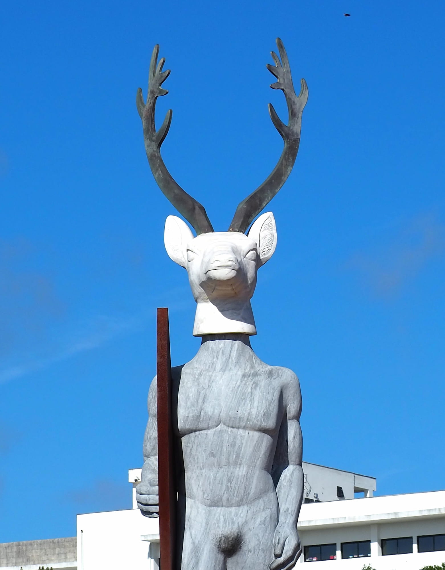 Veado Sculpture, Nazare Veado Sculpture, Nazare