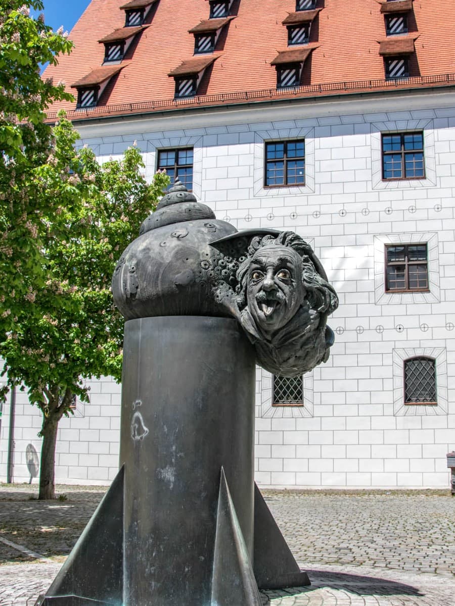 Albert Einstein Fountain, Ulm Albert Einstein Fountain, Ulm