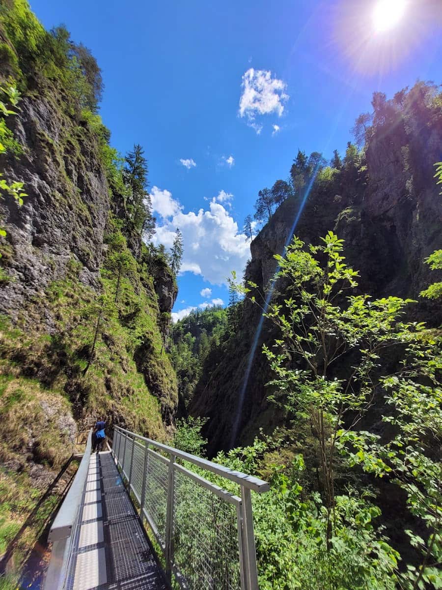 Almbachklamm Gorge, Berchtesgaden Almbachklamm Gorge, Berchtesgaden