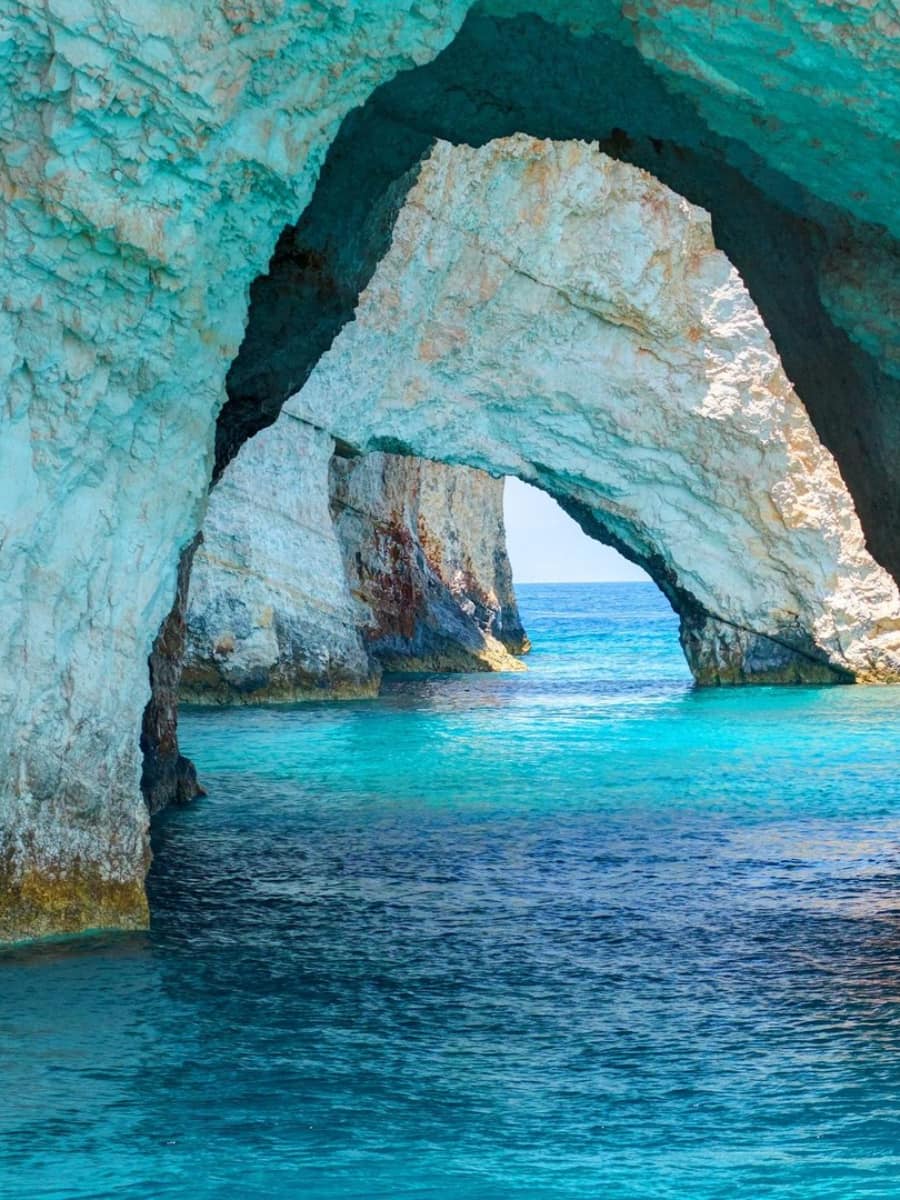 Blue Caves in Laganas