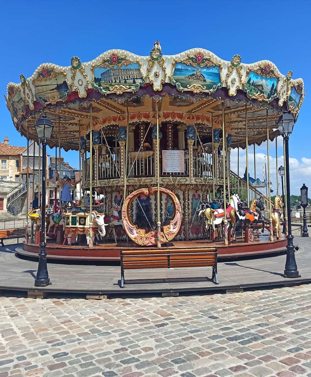Carousel in Honfleur Carousel in Honfleur