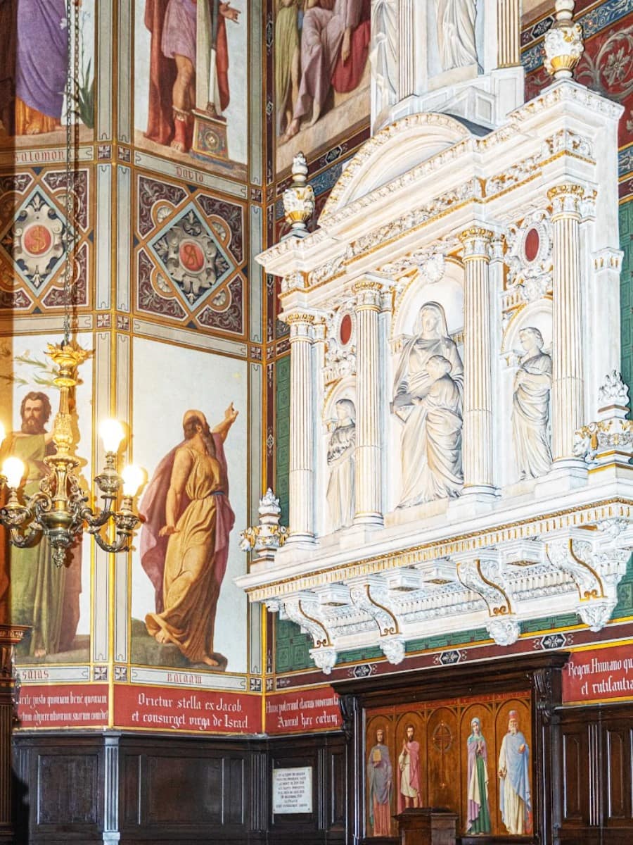Inside of Church of Saint-Gervais, Le Marais Inside of Church of Saint-Gervais, Le Marais