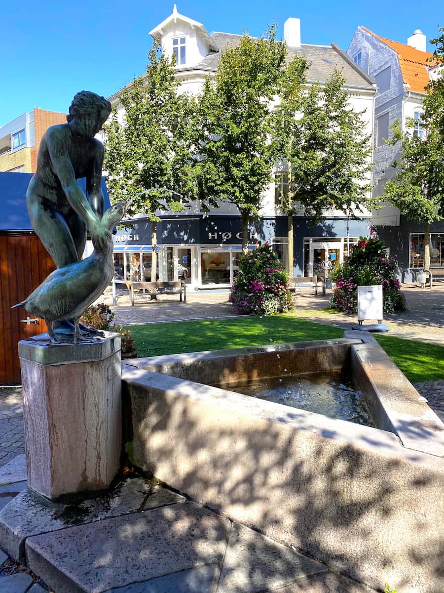 Gammeltorv Fountain Sculpture Aalborg