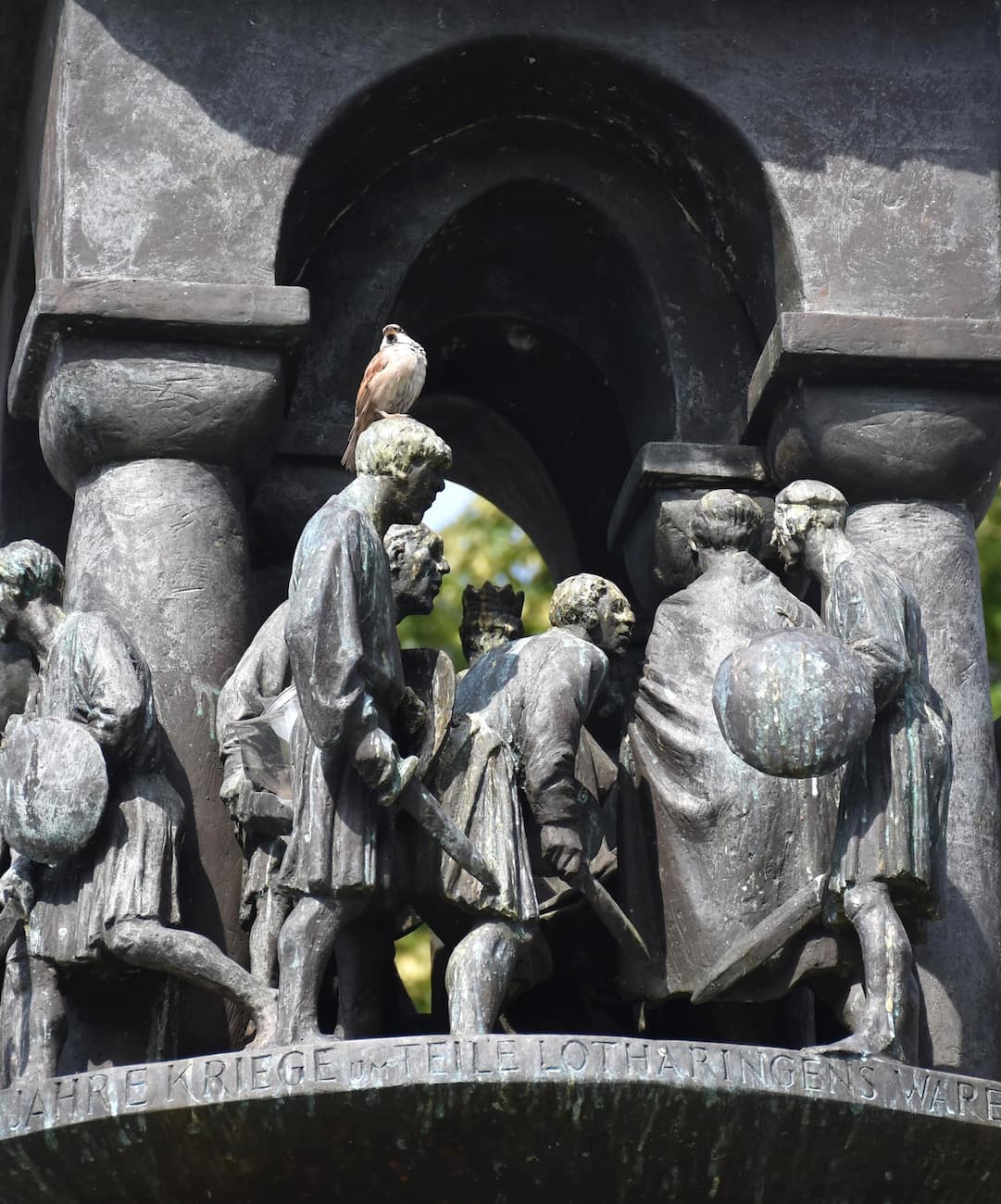 Historiensäule Fountain Koblenz Historiensäule Fountain Koblenz