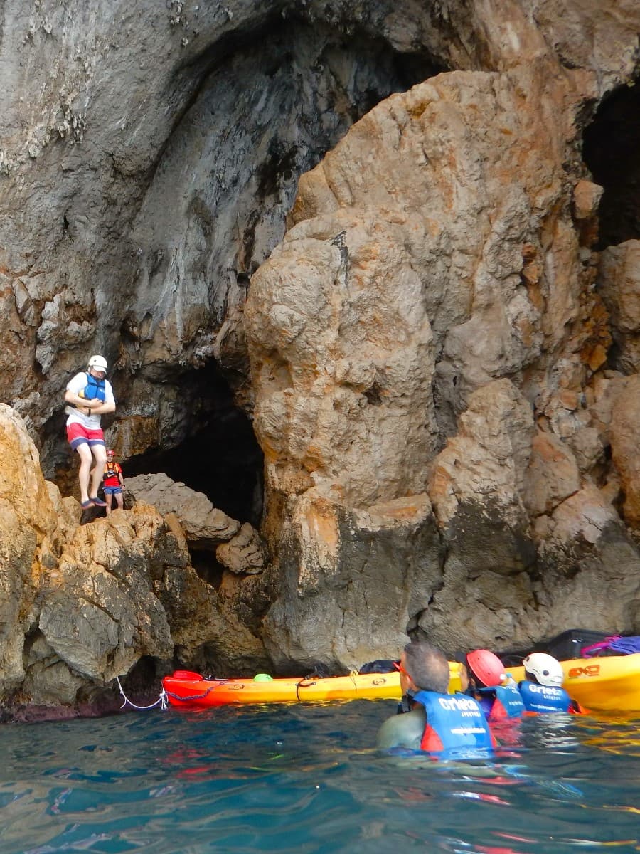 Kayak to Morro de Toix, Calpe