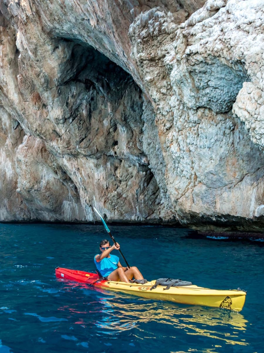 Kayak to Morro de Toix, Calpe