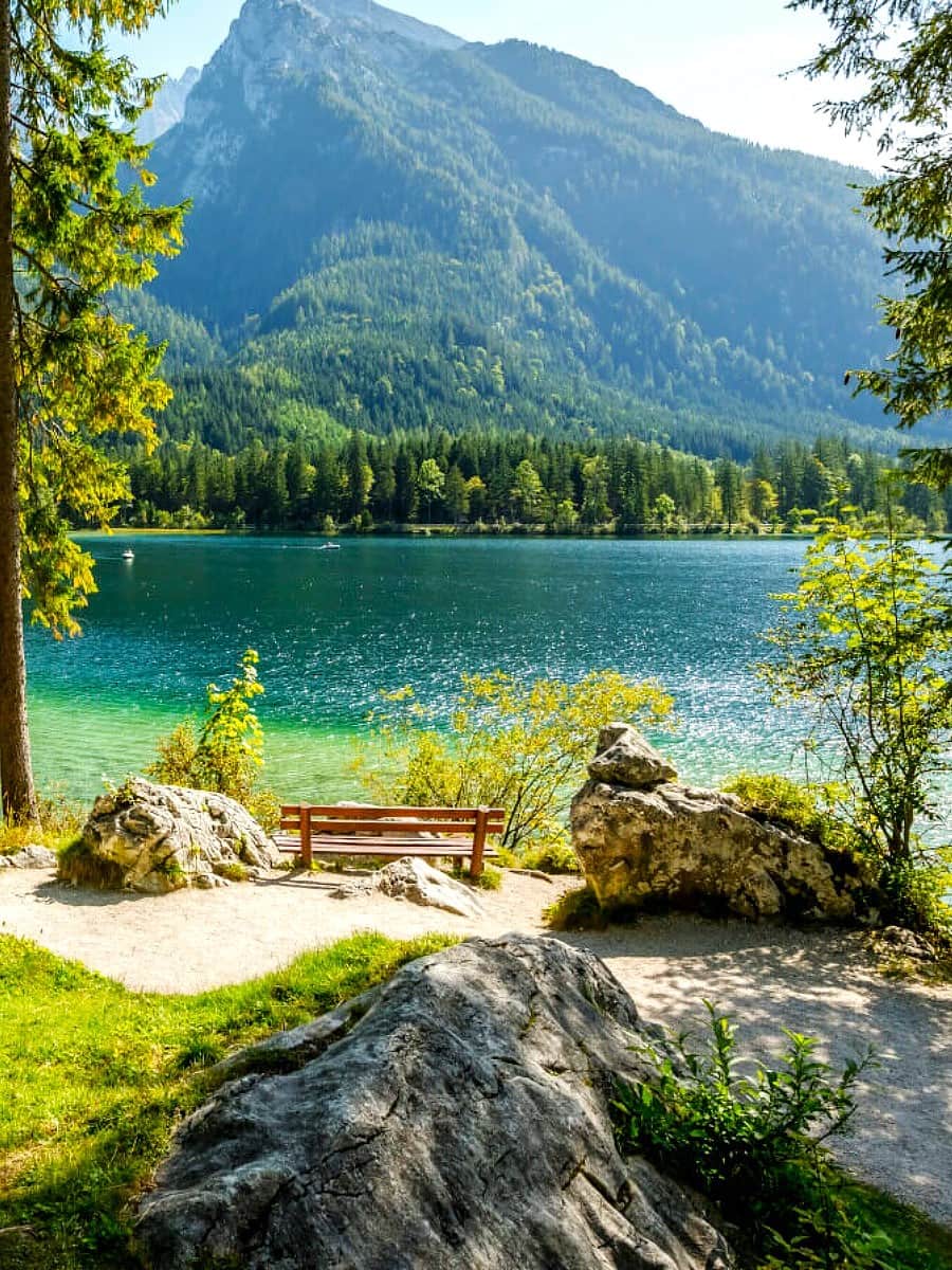 Lake Hintersee, Berchtesgaden Lake Hintersee, Berchtesgaden