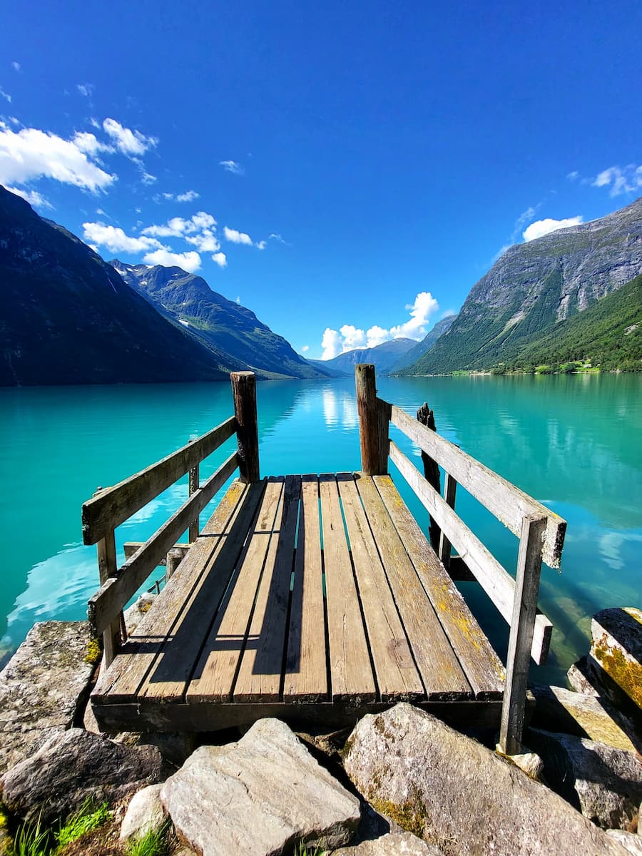 Lake Lovatnet, Norway