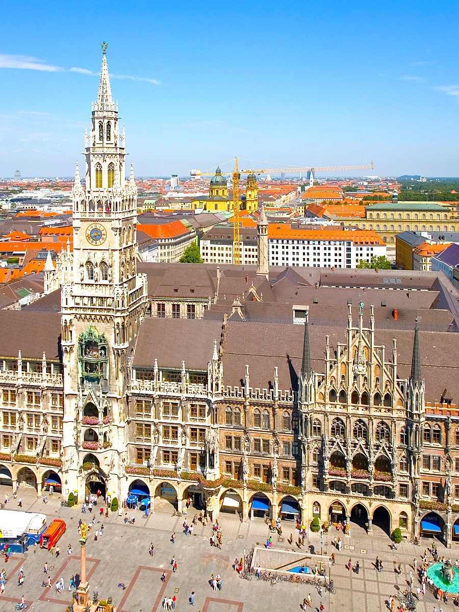 Marienplatz, Munich, Bavaria Marienplatz, Munich, Bavaria