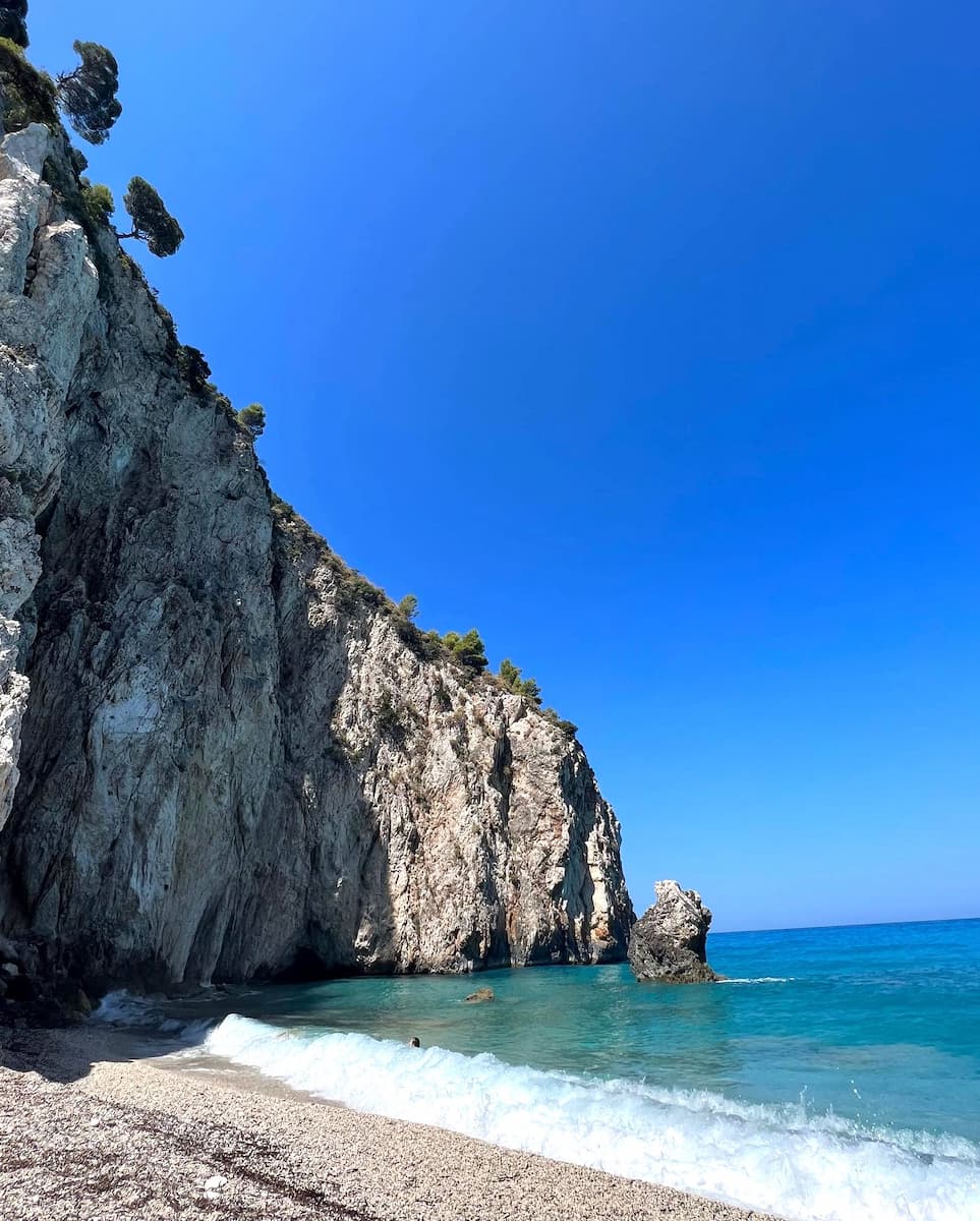 Milos Beach, Lefkada