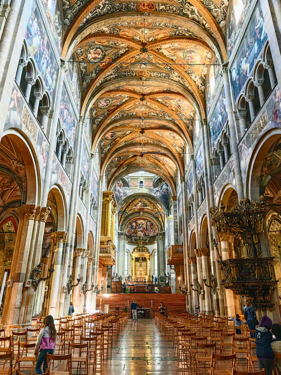 Inside of Parma Cathedral, Parma Inside of Parma Cathedral, Parma
