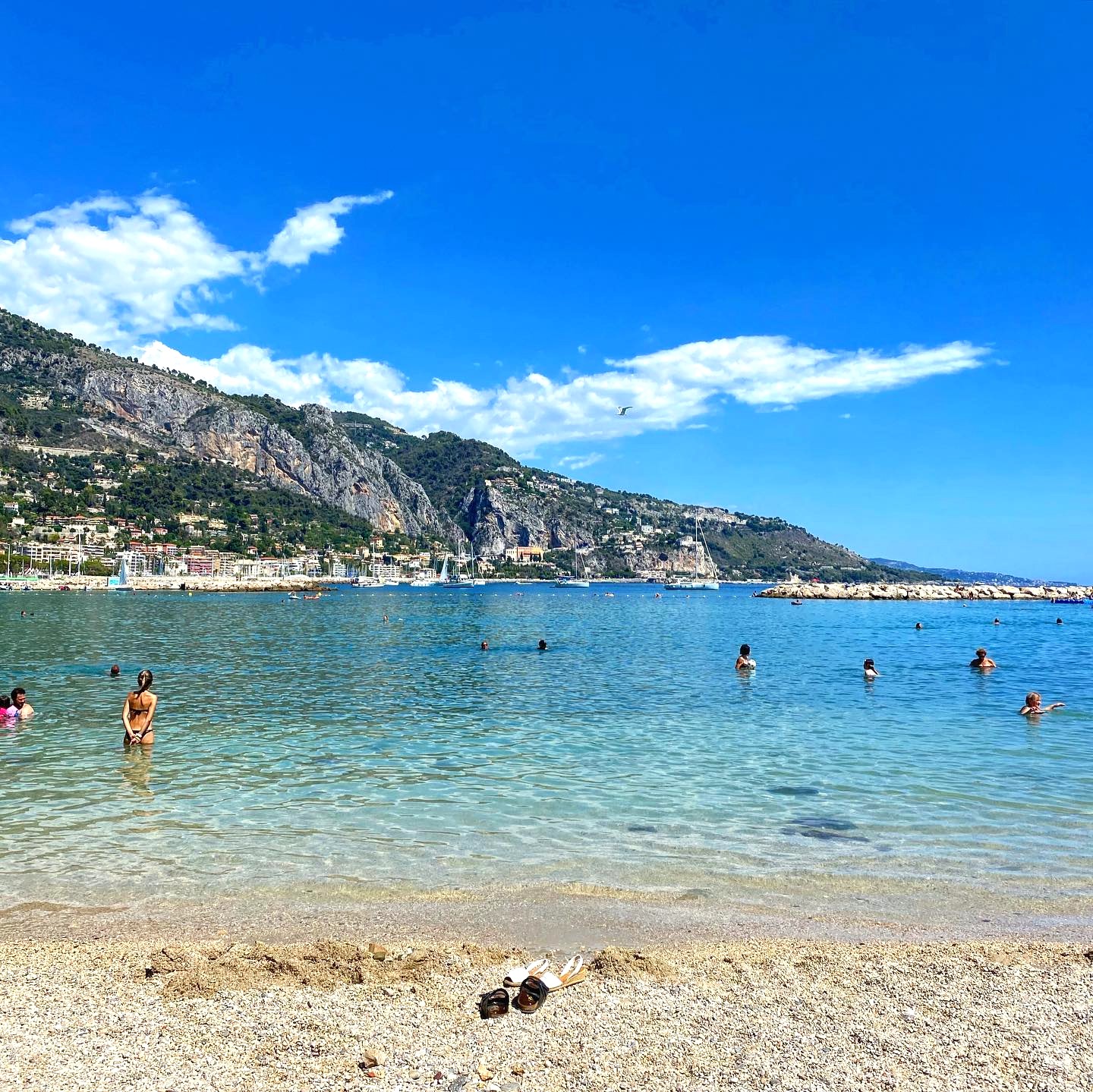 Plage des Sablettes Est, Menton Plage des Sablettes Est, Menton