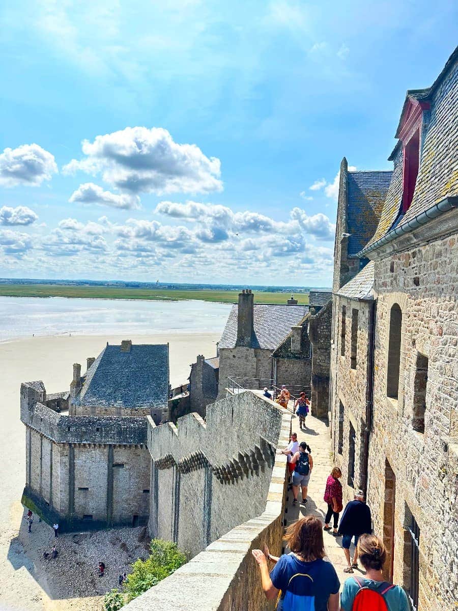 Ramparts, Mont-Saint-Michel Ramparts, Mont-Saint-Michel