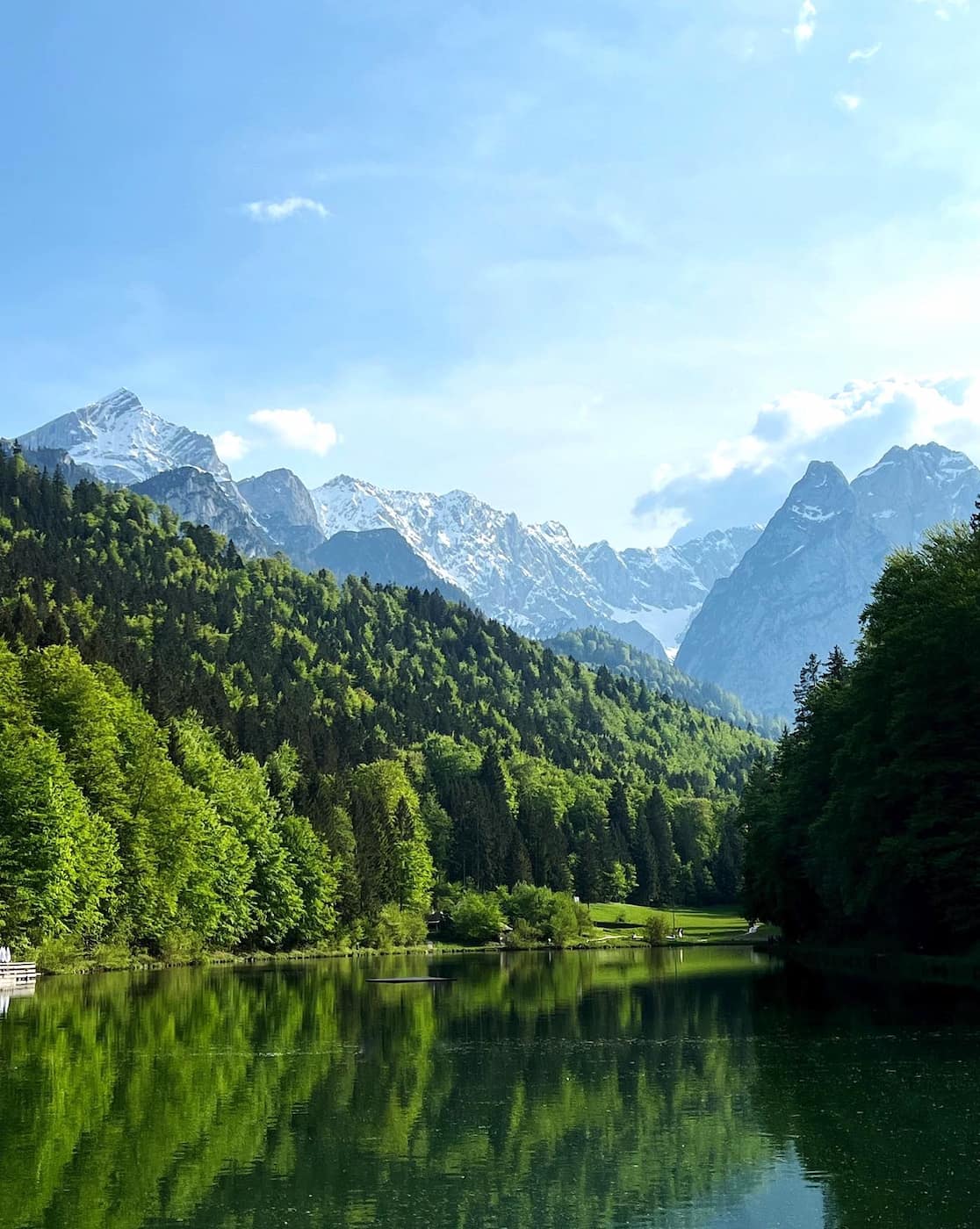 Riessersee Lake Garmisch Partenkirchen Riessersee Lake Garmisch Partenkirchen